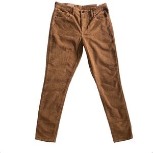 Levi’s Women’s 721 High-Rise Skinny Corduroy Pants 32x30 Gold Khaki Earth Tones
